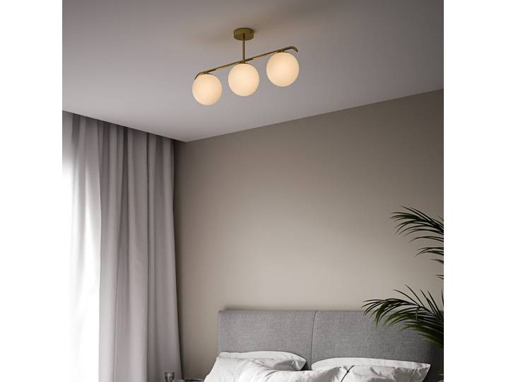 Grant 3 Deckenleuchte Brass - Nordlux - Wohnzimmer - Metall - Mehrflammig