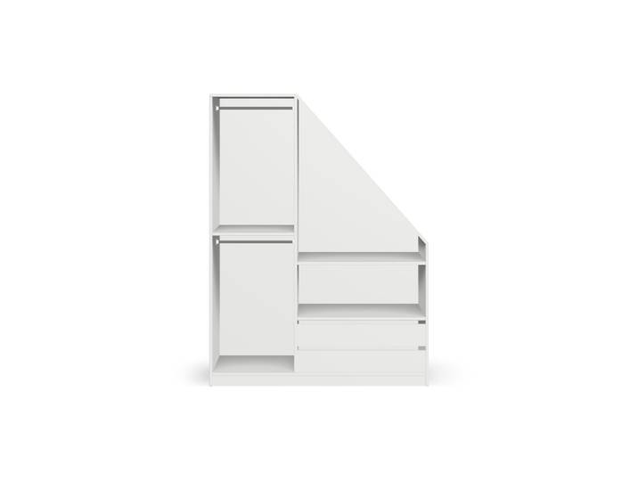 Dressing sous comble Pickawood Mélaminé premium Blanc gris