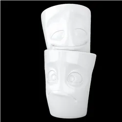 58 Products, Tasse, Vergnügt & Verdutzt (350 ml, 2x)
