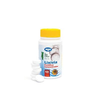 Bleichmittel in fester Tablette (1 Tablette für 6 Liter) 48un