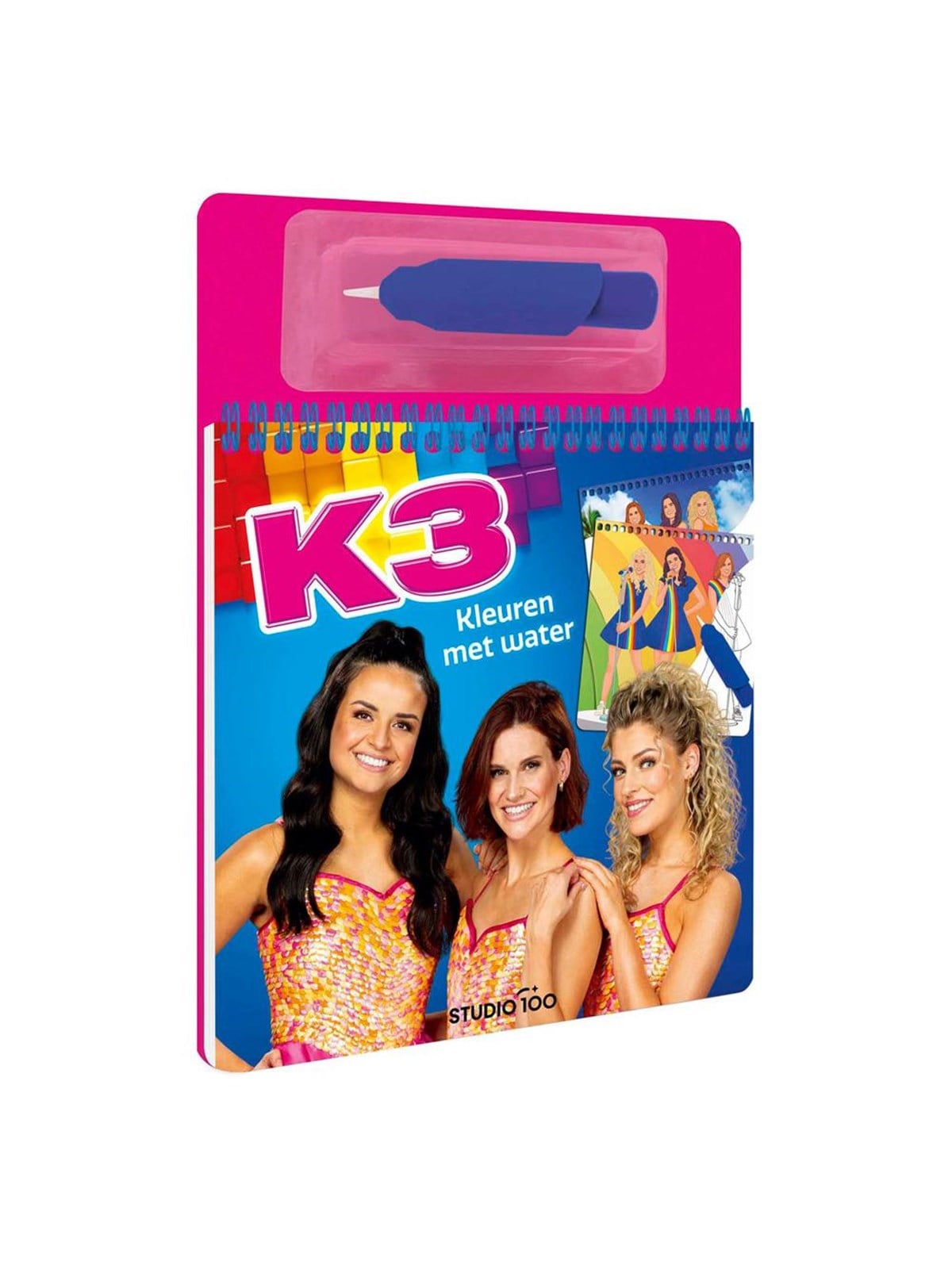Studio 100 K3 Coloring Book - Coloring with water