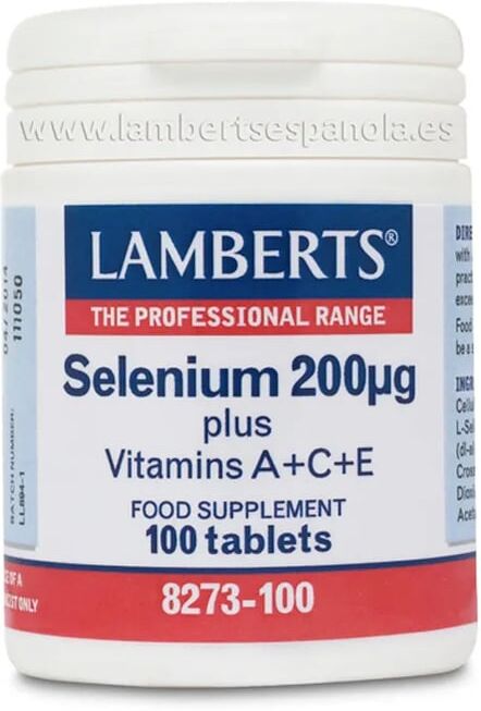Lamberts SELENIO 200µg + A + C + E 100 Tabs
