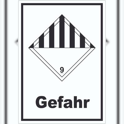 HB-Druck Aufkleber verschiedene Gefahren Gefahr Stoffe Material miscellaneous A5 (148x210mm)