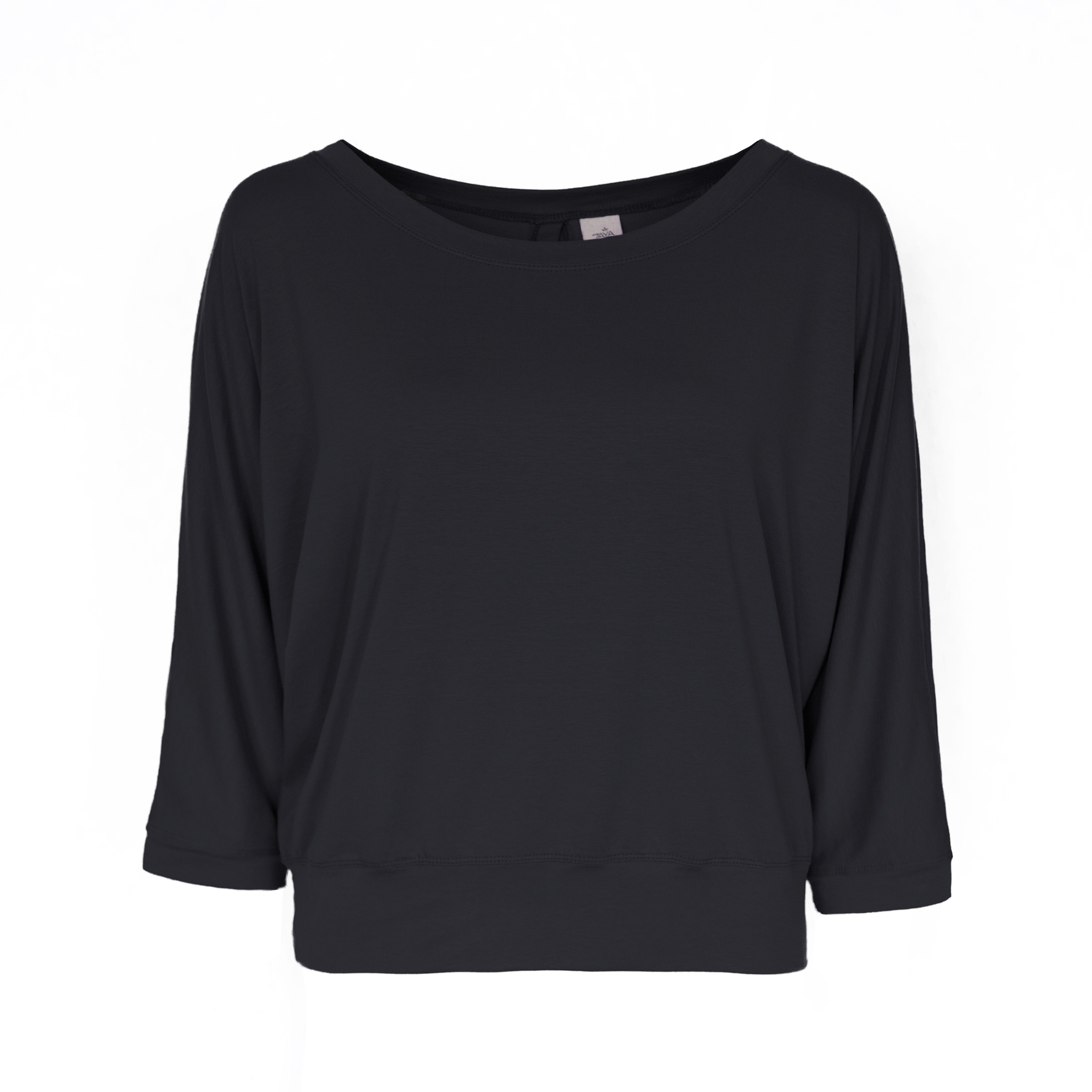 Jaya Frida 3/4 Damen T-Shirts schwarz Lifestyle | Yoga Hautfreundlich