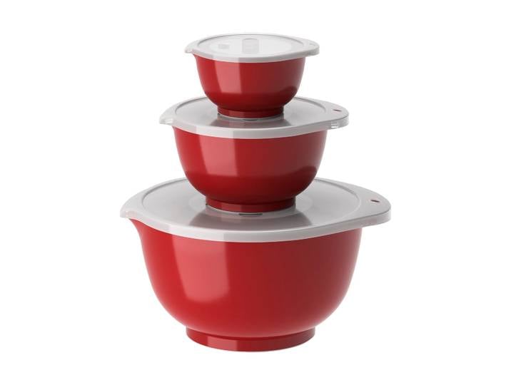 Rosti Ensemble de bols Margrethe, lot de 3 Rouge