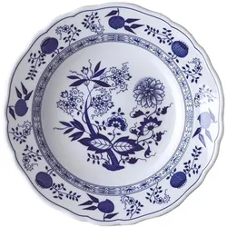 Hutschenreuther Blau Zwiebelmuster, Teller, Blau