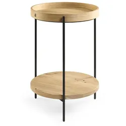 Beistelltisch JustB! Holz Braun Wildeiche