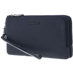 Mandarina Duck Mellow Leather Pouch, Necessaire, Blau