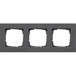 Gira 0213235 Abdeckrahmen 3f flach Gira E2 Anthrazit