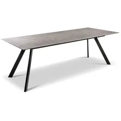 Komfort & Wohnen Esstisch Long Beach 240 x 100 cm HPL Schwarz