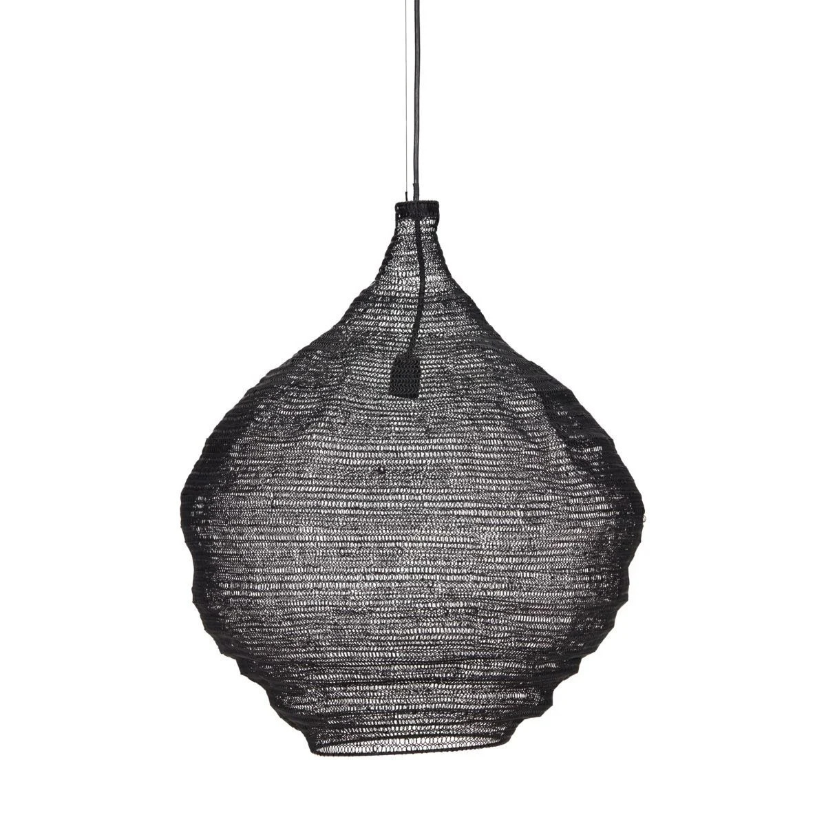 House Doctor Mesh hanglamp zwart metaal Ø60 cm