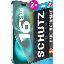 se 3D Schutzfolie Apple iPhone 16 Plus entspiegelt (VPE 2)