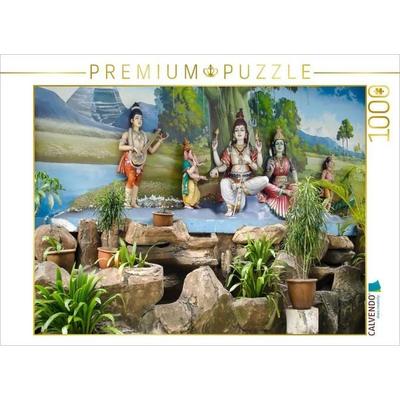 CALVENDO Puzzle Hindu Tempel Sri Maha Mariamman ,Kuala Lumpur,Malaysia, Asien | 1000 Teile Lege-Größe 64x48cm Foto-Puzzle für glückliche Stunden