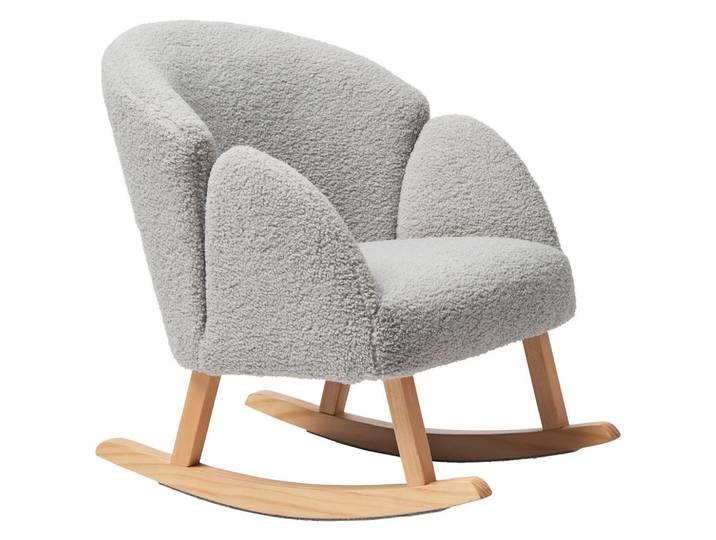 Jimmylee Kinder-Schaukelsessel Natur Grey, Grau, Uni, 55.5x55x46.5 cm, Kinderzimmer & Jugendzimmer, Kindermöbel, Kindersitzmöbel & Kindertische, Kindersessel & Kindersofas