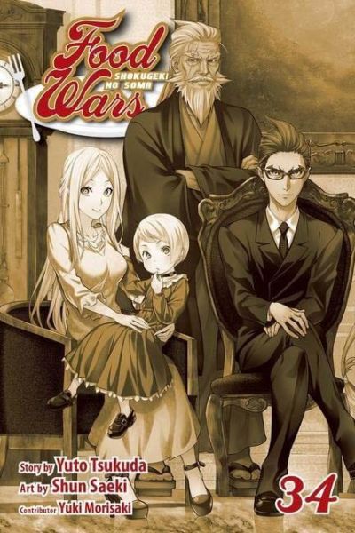 Viz Media Food Wars Shokugeki No Soma Paperback Manga Vol. 34-Standaard (Diversen) Nieuw