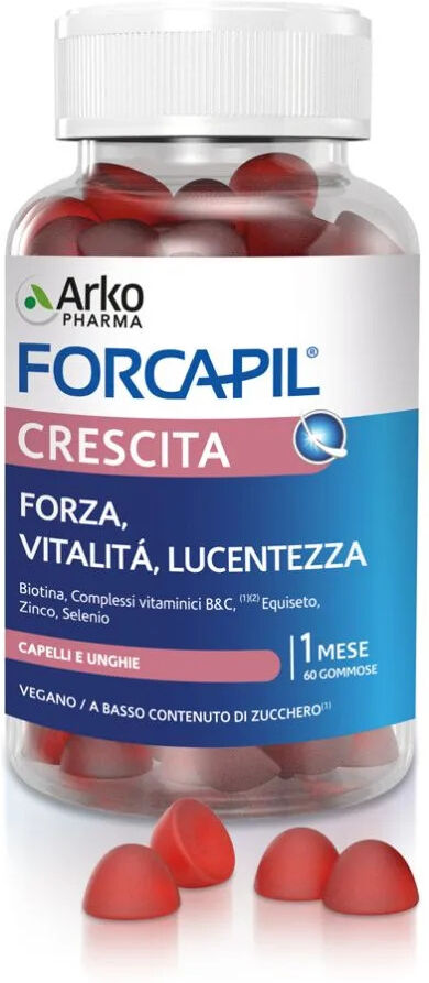 ARKOFARM Srl ARKOPHARMA Forcapil Crescita, 60 Gommose