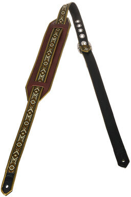Jodi Head Guitar Straps Thunderbird B/K Diamond Braun