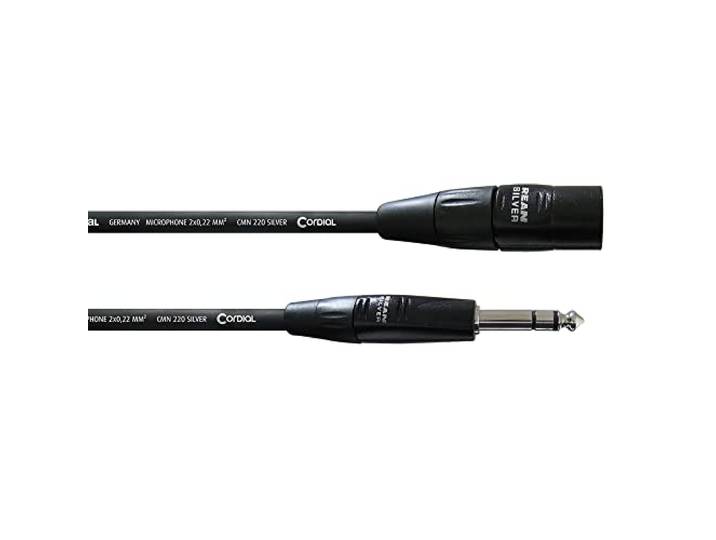 CORDIAL Kabel audio XLR male/jack stereo 3 m kabel AUDIO Essentials XLR/Jack