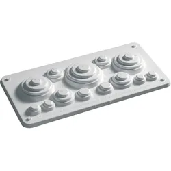 Hager FZ425 Leitungseinführung,univers,für plombierten Bereich, zum Ausschneiden, IP44/54