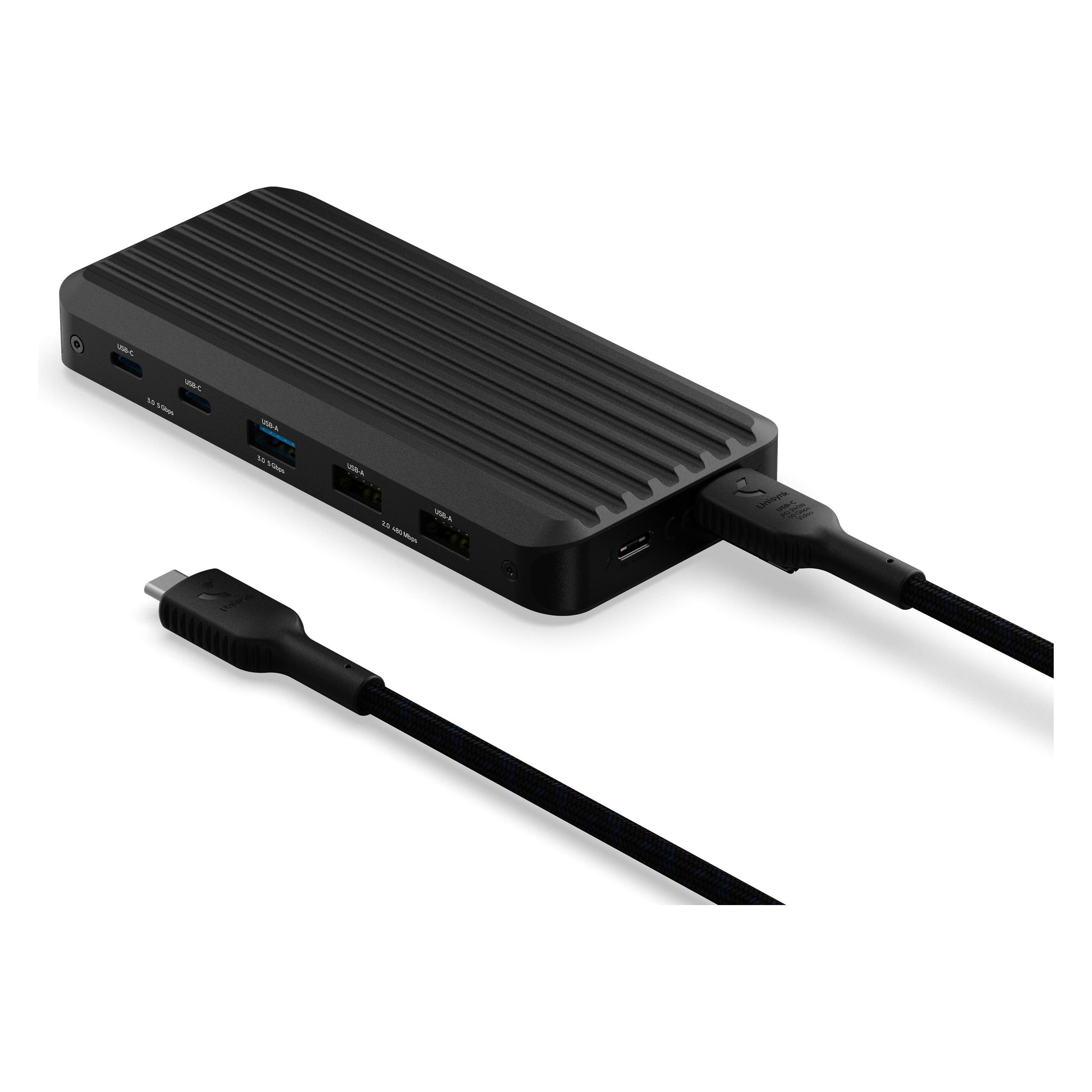 Unisynk 10 Port USB-C Mul ti Display Hub V3 140W (USB-C, 10 Ports) (10481)