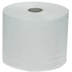Industrielle Wischtuchrolle 1000 Formate recycelt weiß 2-lagig 24x22cm x 2 Spulen -. Daily K