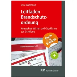 Leitfaden Brandschutzordnung - mit E-Book (PDF), Fachbücher von Uwe Wiemann