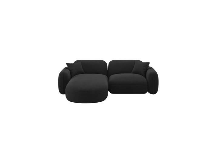 3-Sitzer Design Ecksofa „Lucien“ Strukturstoff Anthrazit CXL by Christian Lacroix