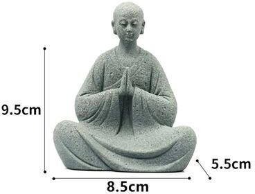 Uplift Picks Zen Garden Decor Mini Monk Statue For Aquarium Landscaping And Terrarium Display d