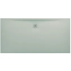 LAUFEN Pro Duschwanne H2109540770001 Marbond Ablauf lange Seite hellgrau