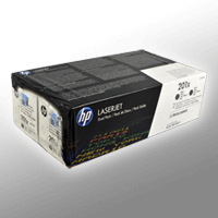 2 HP Toner CF400XD 201X Doppelpack schwarz
