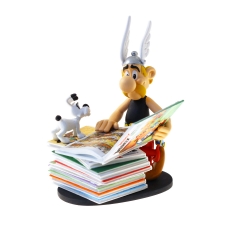 Plastoy SAS Asterix - Asterix sitzt auf Bücherstapel - Neuauflage 279166