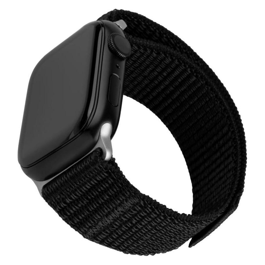 Fixed Nylon Sporty Strap for Apple Watch Ultra 49mm, black (FIXNST2-1029-BK)