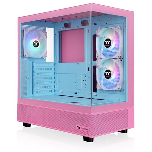 Thermaltake View 270 Plus TG ARGB Bubble Pink Midi Tower ohne Netzteil pink