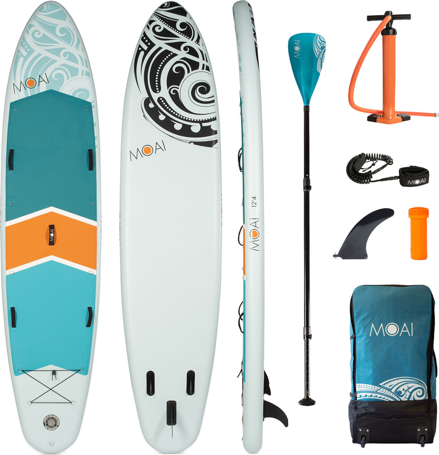 Sup Board Moai 12'4 376 Cm Familienset 2021