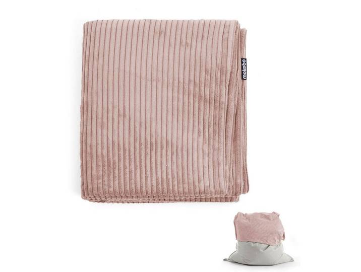 mokebo Sitzsack Das Kuschel-Cover (nur Cord Cover), Made in Germany, Bean Bag Überzug, Hülle in Rosa, ohne Sitzsack