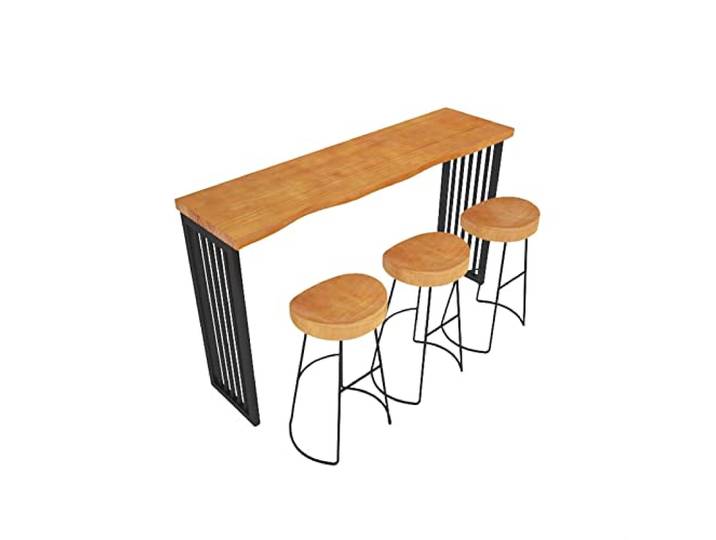 loeusjfnr Langer Bartisch Nordic Fashion Bar Home Wohnzimmer Küche Milk Tea Shop Balkon Fenster Langer Tischbar ohne Stühle