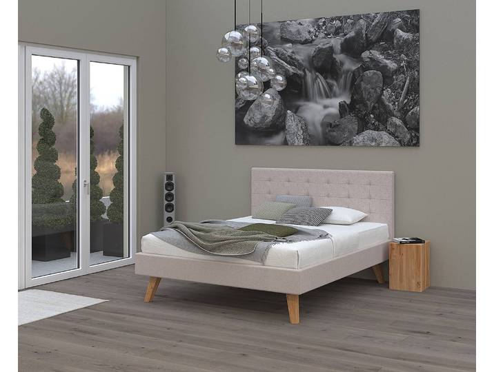Polsterbett Fano II 160 x 200cm Microfaser Beige