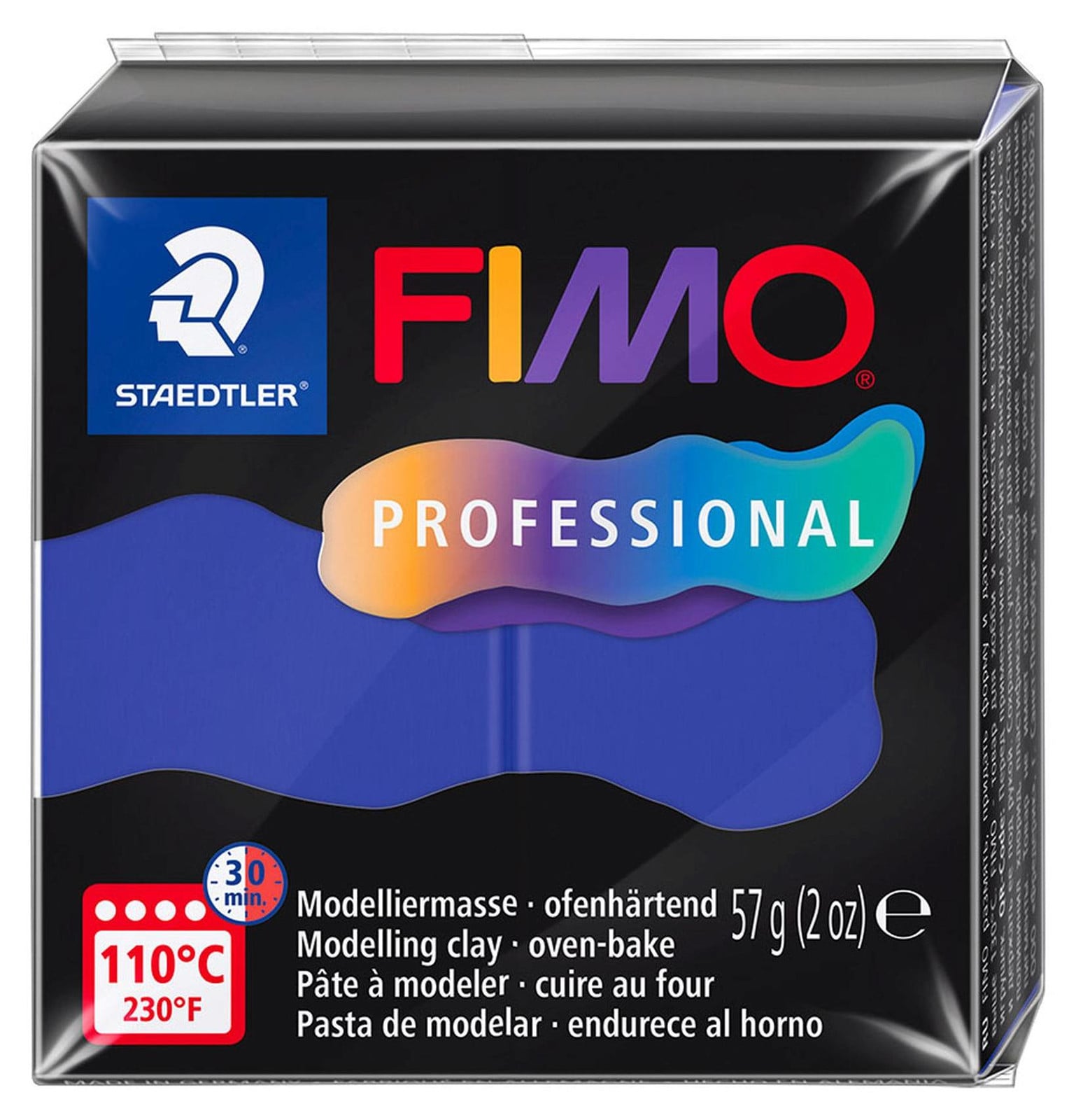Staedtler Modelline Fimo Professional klei, 57g, koningsblauw