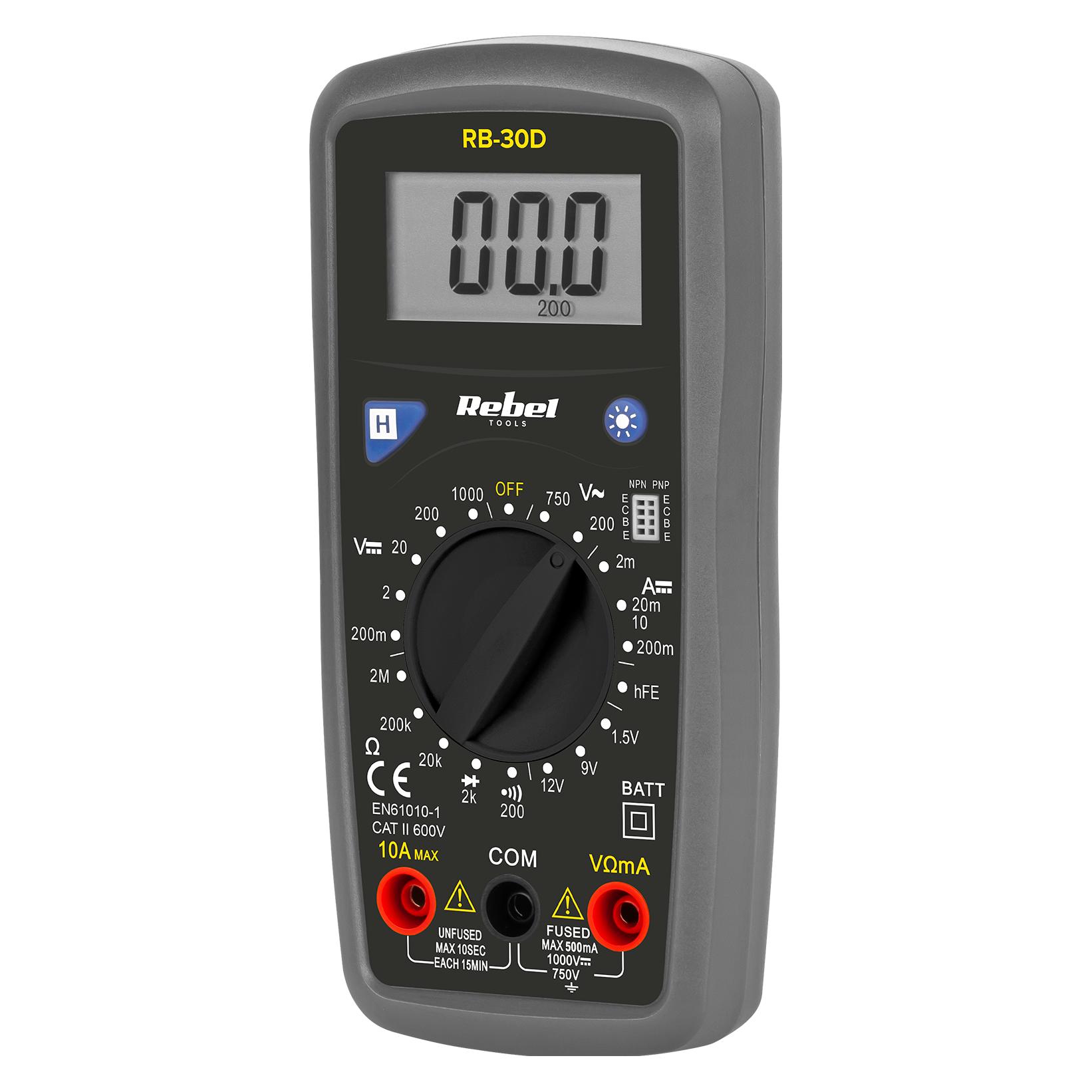 Rebel Universalmessgerät RB-30D (Hand-Multimeter) (AN-18390)