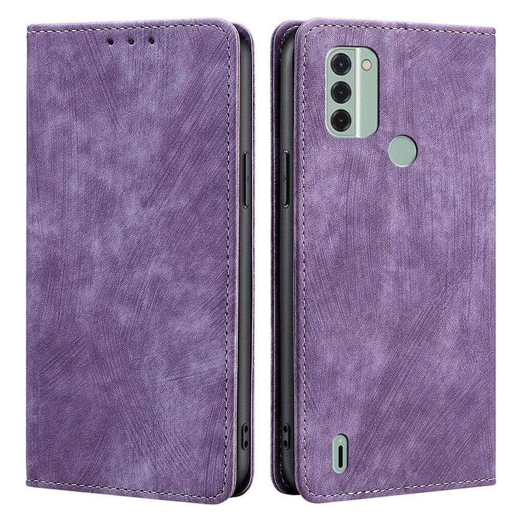 Cover-Discount Nokia C31 - Stand Flip Case Hülle violett (Nokia C31) (660121859E)