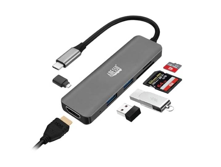 Adesso 6-in-1 USB-C multiport dockingstation