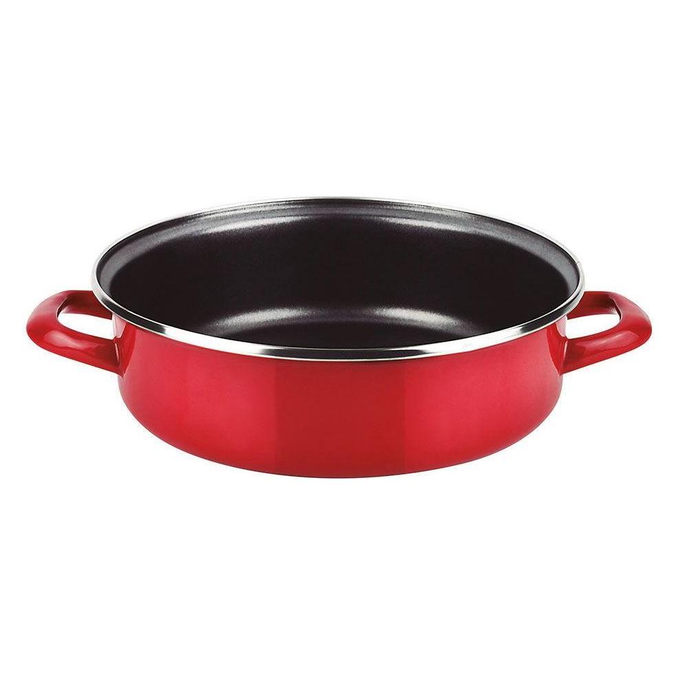 Fagor Kuchenplatte Optimax Rot Emaillierter Edelstahl Ø 24 cm (Edelstahl) (45279886)