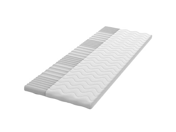 Topper 120x200cm - 7-Zonen Matratzentopper - 5,5cm Kaltschaum-Topper H3 - Atmungsaktive Matratzenauflage mit Antirutschfunktion - Matratzentopper 120x200cm - Bezug waschbar - Bett Topper 120x200