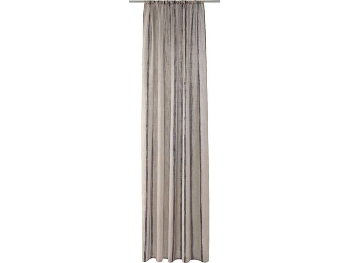 Gardine Zayla , beige, B:135cm H:175cm, Polyester, LEGER HOME BY LENA GERCKE, Gardinen, Gardine, Leinenoptik, Längsstreifen, Stangendurchzug, leichtes Material