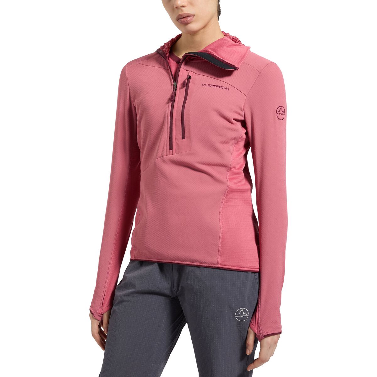 La Sportiva Big Wall Pullover Hoody Women rosebay (P13P13) XS ZAMF022P13P13XS