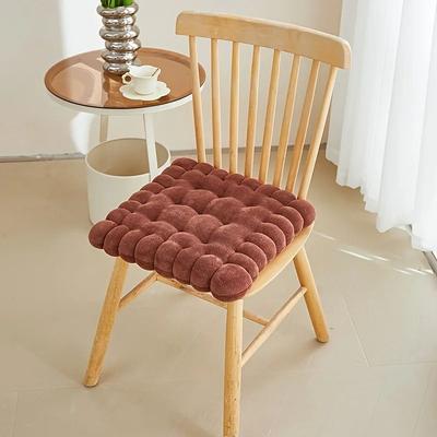 Inspired Finds Biscuit Shaped Plush Cushion Soft Cookie Pillow Seat Pad coffee