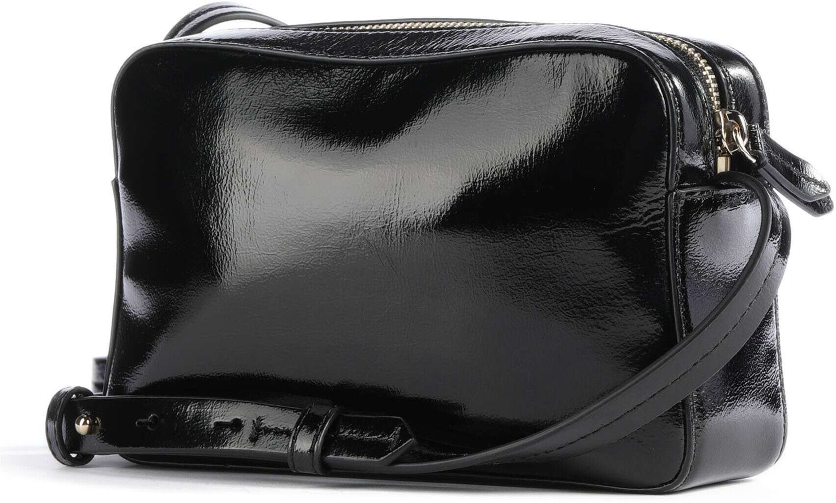 DKNY Milano Seventh Avenue Umhängetasche aus Leder, schwarz