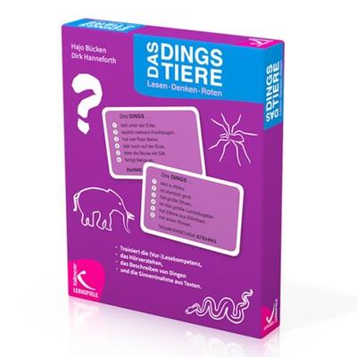 Das Dings: Tiere, Game von Hajo Bücken,Dirk Hanneforth, Kallmeyer