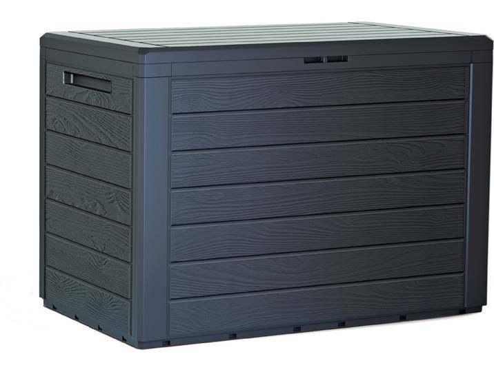 Prosperplast WOODEBOX anthracite 190L coffre de jardin
