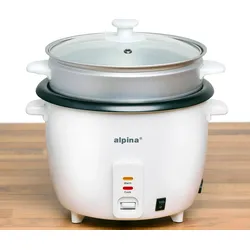 Alpina Reiskocher 1,8 Liter 700 W mit Dampfkorb